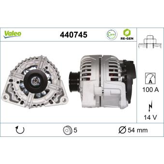 Alternateur VALEO OEM 90543910