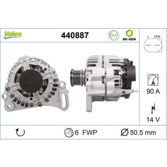 Alternateur VALEO OEM 045903023D