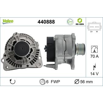 Alternateur VALEO OEM 038903023G