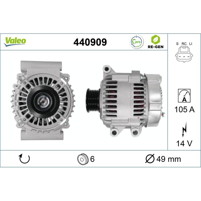 Alternateur VALEO 440909 - Visuel 1