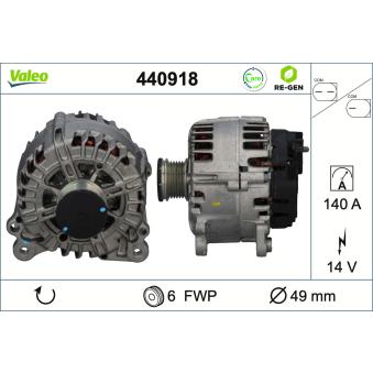 Alternateur VALEO OEM 03C903025F