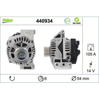 Alternateur VALEO OEM 1202269