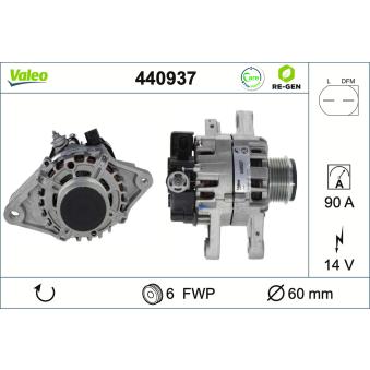 Alternateur VALEO OEM 270600Q180