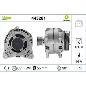 Alternateur VALEO OEM 7711368355