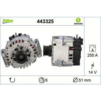 Alternateur VALEO OEM 6519065700