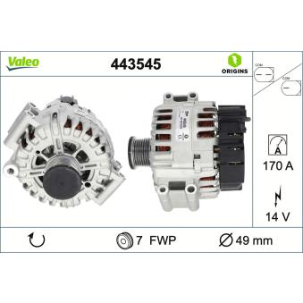 Alternateur VALEO OEM 7591532