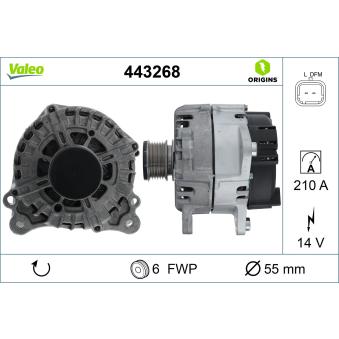 Alternateur VALEO OEM A004TJ0481