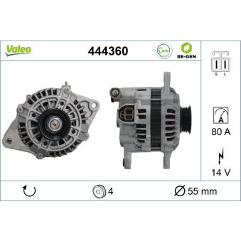Alternateur VALEO OEM 0K29T18300