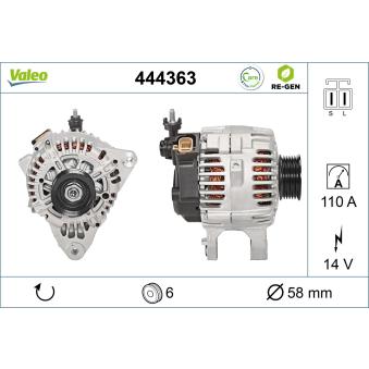 Alternateur VALEO OEM 3730037405