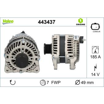 Alternateur VALEO OEM 93461046