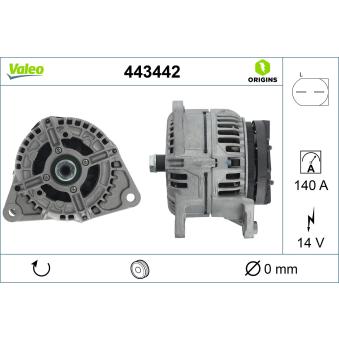 Alternateur VALEO OEM 1613272380