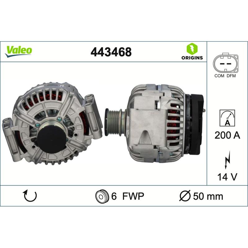 Alternateur VALEO 443468 - Visuel 1