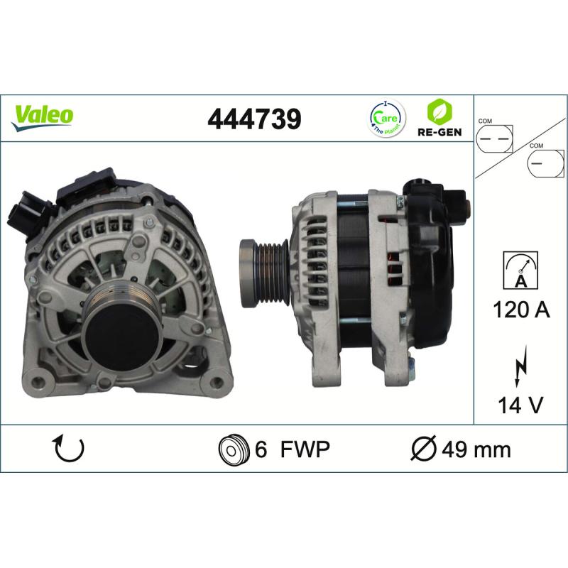 Alternateur VALEO 444739 - Visuel 1