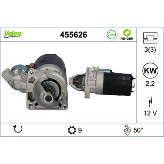 Démarreur VALEO 455626
