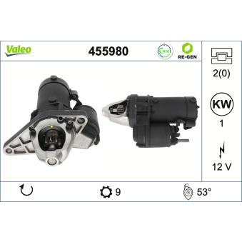 Démarreur VALEO 455980