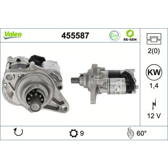 Démarreur VALEO 455587