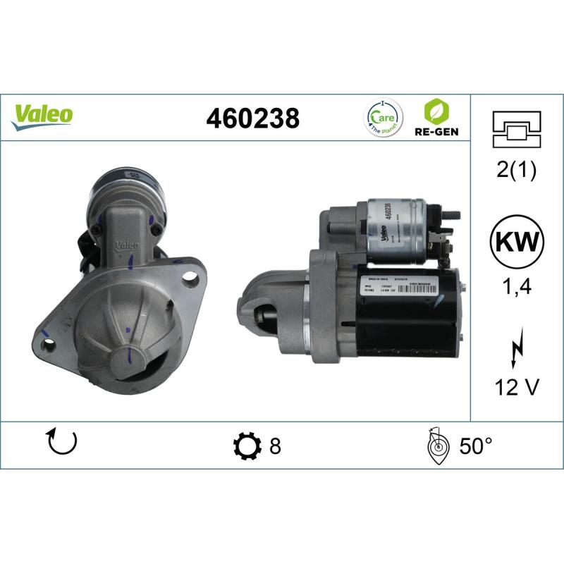 Démarreur VALEO 460238 - Visuel 1