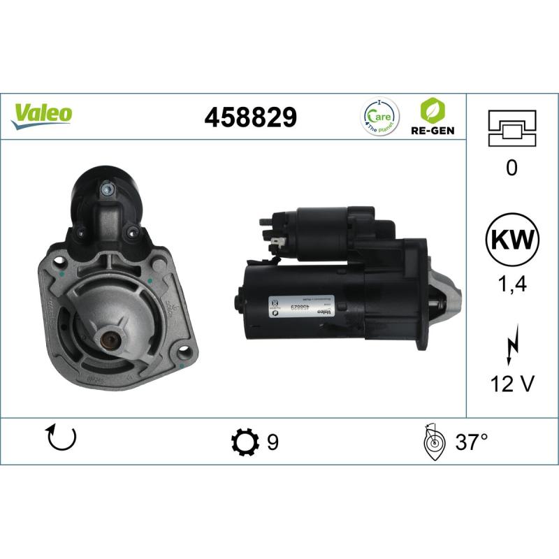 Démarreur VALEO 458829 - Visuel 1