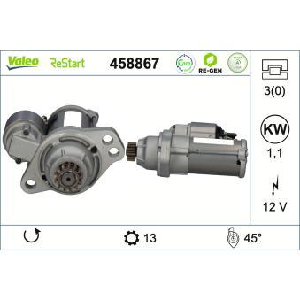 Démarreur VALEO OEM 02M911024R