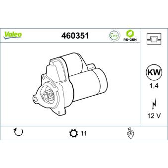Démarreur VALEO OEM L32718400