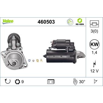 Démarreur VALEO OEM 1726463