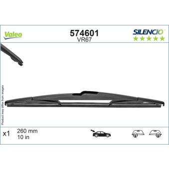 Balai d'essuie-glace VALEO 574601 pour LANCIA YPSILON 1.3 Multijet - 95cv