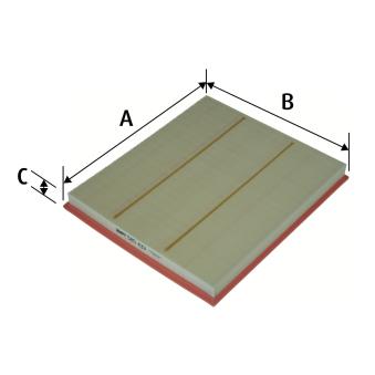 Filtre à air VALEO 585433 pour FORD TRANSIT CUSTOM 2.2 TDCi - 100cv