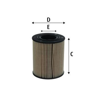 Filtre à huile VALEO 586624 pour NISSAN PRIMERA 2.0 - 141cv