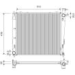 Radiateur, refroidissement du moteur VALEO [701375]