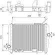Radiateur, refroidissement du moteur VALEO [701416]