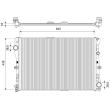 Radiateur, refroidissement du moteur VALEO [701776]
