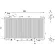 Radiateur, refroidissement du moteur VALEO [734265]