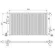 Radiateur, refroidissement du moteur VALEO [735448]