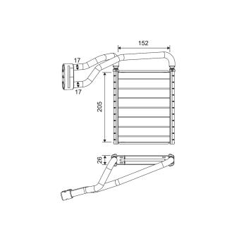Système de chauffage VALEO 811690 pour CITROEN XM 2.0 EcoBlue - 185cv