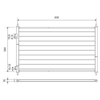 Condenseur, climatisation VALEO OEM 80110S5A003