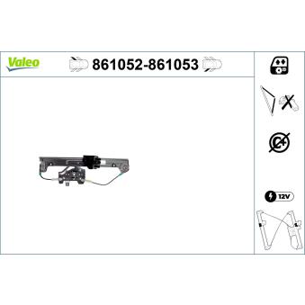 Lève-vitre arrière droit VALEO OEM 6S4Z5427000A