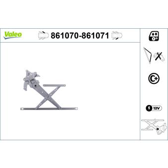 Lève-vitre avant droit VALEO OEM 72211S10J01