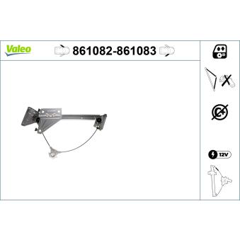 Lève-vitre avant droit VALEO OEM 8240325210