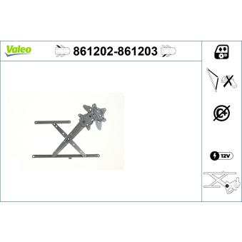 Lève-vitre arrière droit VALEO OEM 51341944072