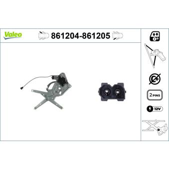 Lève-vitre arrière droit VALEO OEM 51341944072