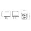 BOSCH 0 332 209 201 - Relais, courant de travail