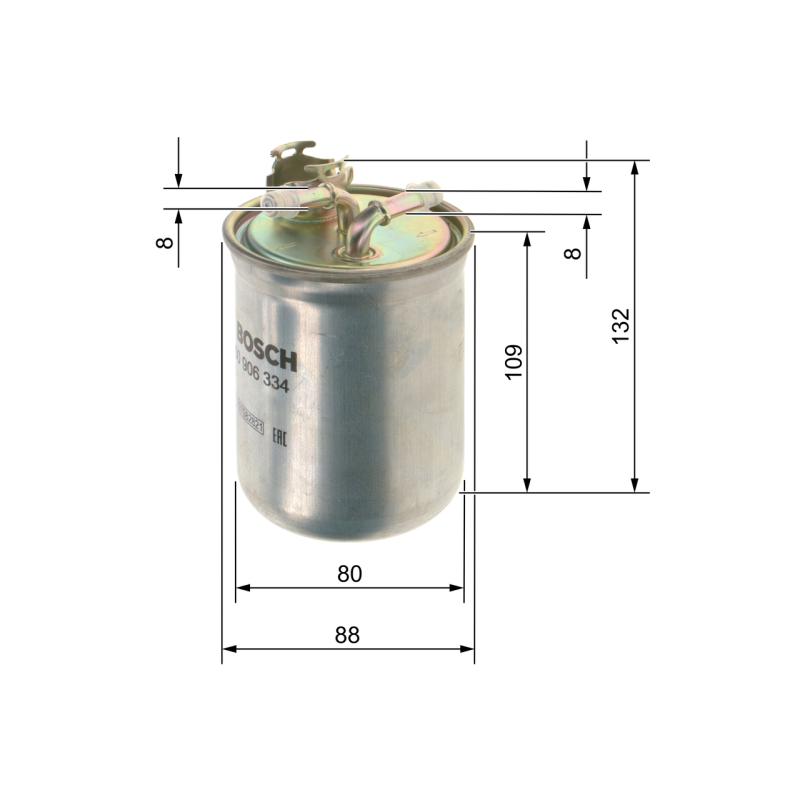 Filtre à carburant BOSCH 0 450 906 334 - Visuel 1