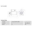 BOSCH 0 986 024 050 - Démarreur