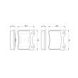 BOSCH 0 986 424 411 - Jeu de 4 plaquettes de frein avant