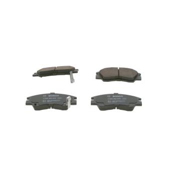 Jeu de 4 plaquettes de frein avant BOSCH 0 986 460 978