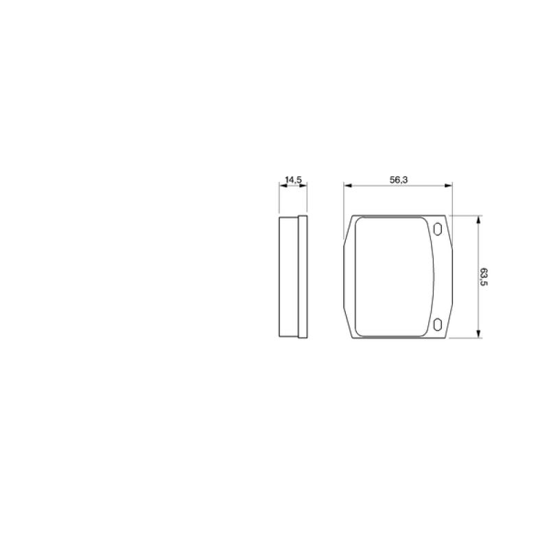 Jeu de 4 plaquettes de frein avant BOSCH 0 986 463 911 - Visuel 1