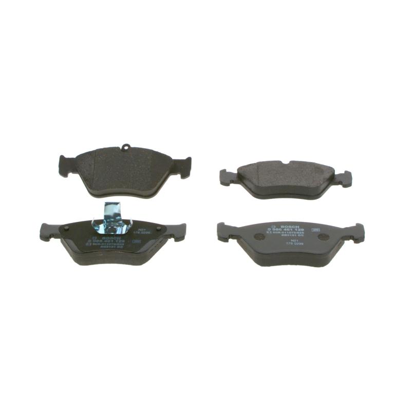 Jeu de 4 plaquettes de frein avant BOSCH 0 986 461 129 - Visuel 1