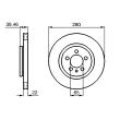BOSCH 0 986 479 156 - Jeu de 2 disques de frein avant
