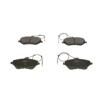 Jeu de 4 plaquettes de frein avant BOSCH OEM 425411
