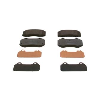 Jeu de 4 plaquettes de frein avant BOSCH OEM 410609317R